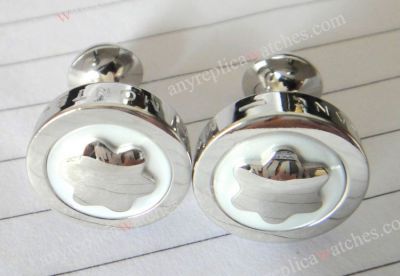 Replica Montblanc Contemporary Collection Silver Cuff Links